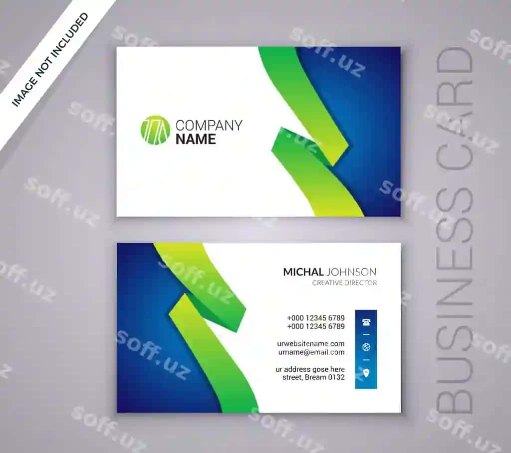 Korporativ biznes karta | Corporate business card