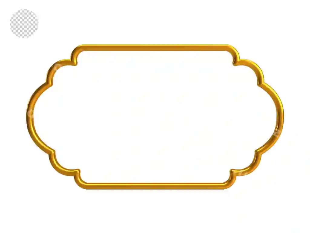 Dekorativ islam ramasi oltin ramka dekorativ ramka ramka me'morchilik | Decorative islamic frame golden frame decorative frame frame architecture 2