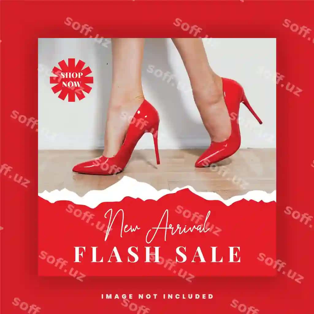 Qog'oz kesim moda sotish ijtimoiy tarmoqlar uchun shablon | Paper cut fashion sale social media post template