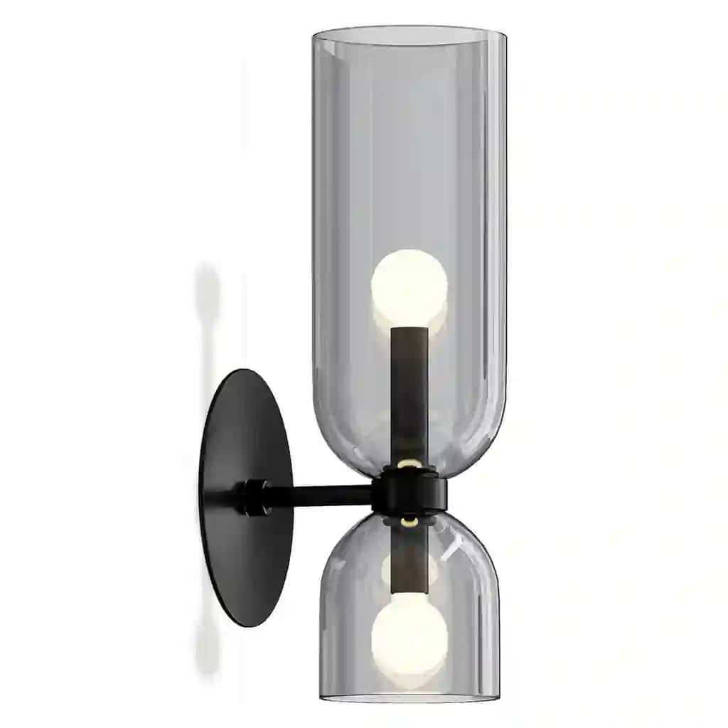 Edie Sconce Blackened Brass