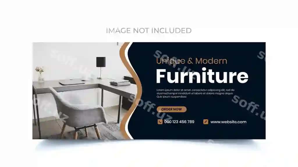 Facebook sahifasi uchun fondagi foto mebeli | Facebook page cover photo furniture 2