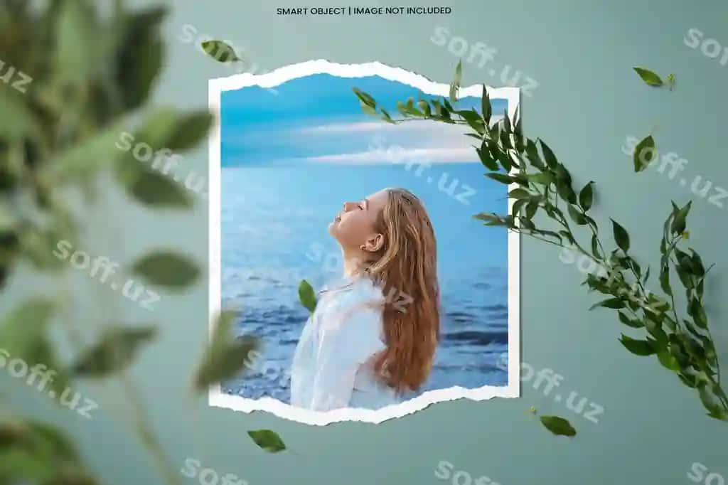 Haqiqiy foto ramka Polaroid mockup shablon premium PSD | Realistic photo frame polaroid mockup template premium psd