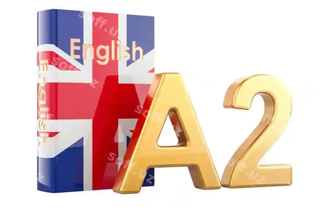 Ingliz tilidagi A2 darajasidagi kontseptsiya darajasi o'rta darajadagi 3D renderlash izolyatsiya qilingan | A2 english level concept level pre intermediate 3d rendering isolated