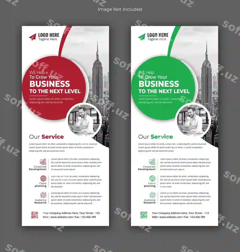 Psd psd zamonaviy biznes rulup banner shabloni | Psd psd modern business rollup banner template