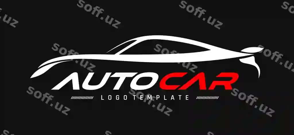 Abstrakt mashina siluetta logotip dizayni zamonaviy minimalist tekis oddiy | Abstract car silhouette logo design modern minimalist flat simple 2