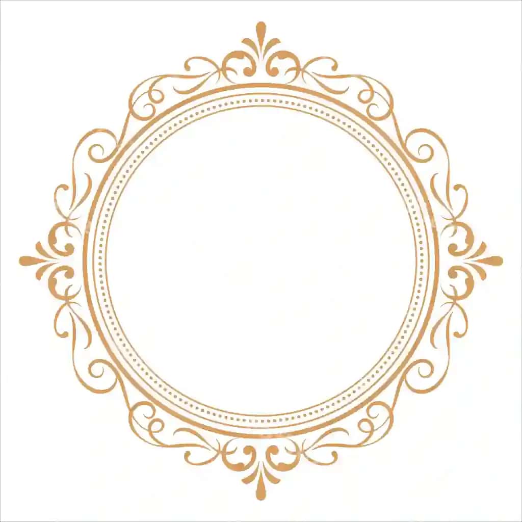 Vintage naqsh aylanma ramka doira yorliq vektor | Vintage flourish round frame circle label vector