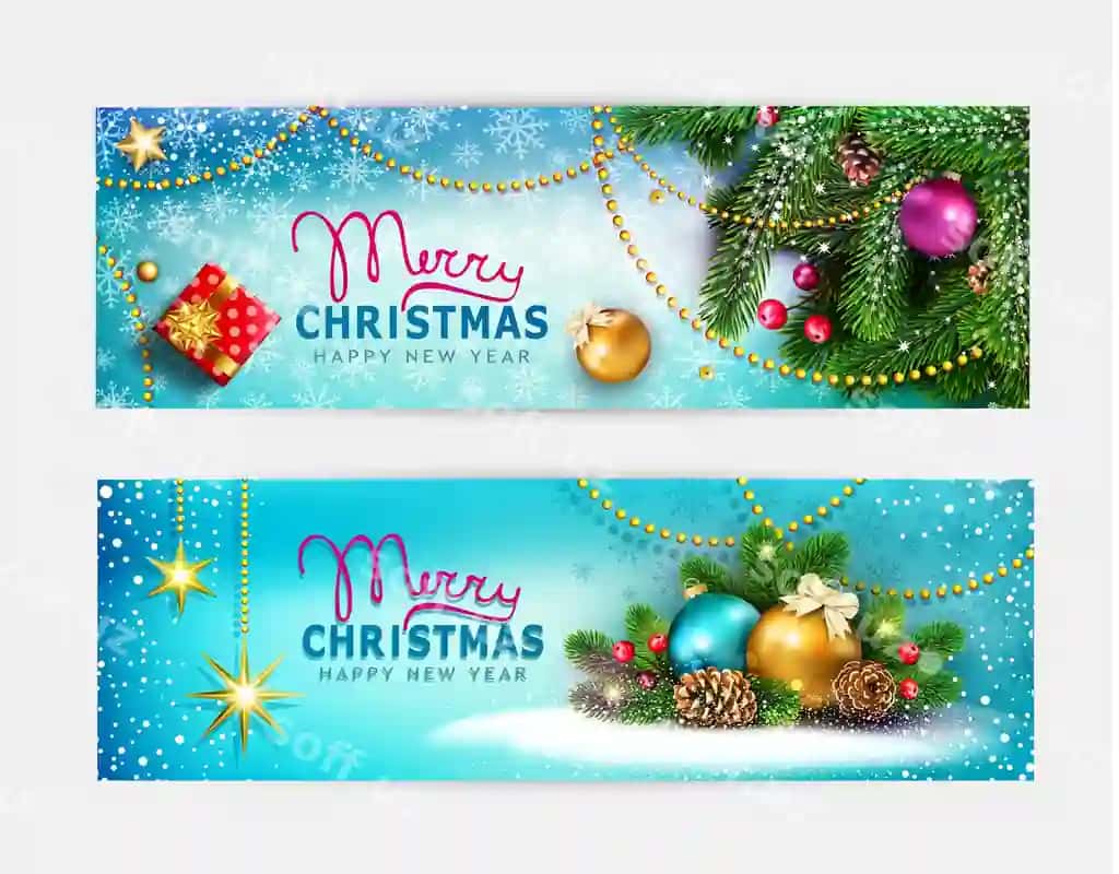 Vektor to'plam illustratsiyasi Baxmaly Milod, Baxmaly Yangi yil | Vector set illustration merry christmas happy new year