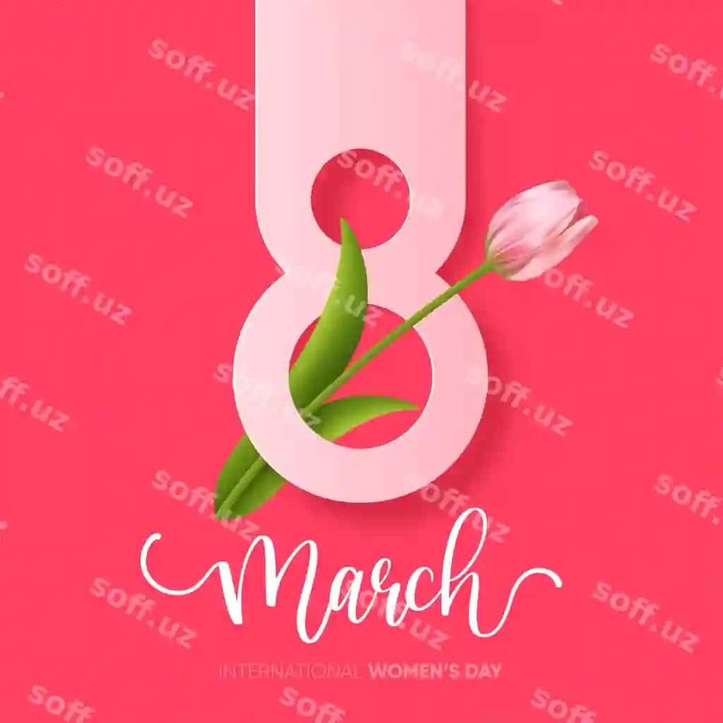 8-mart foni dizayni minimal vektor illustratsiyasi | 8 march background design minimal vector illustration 2