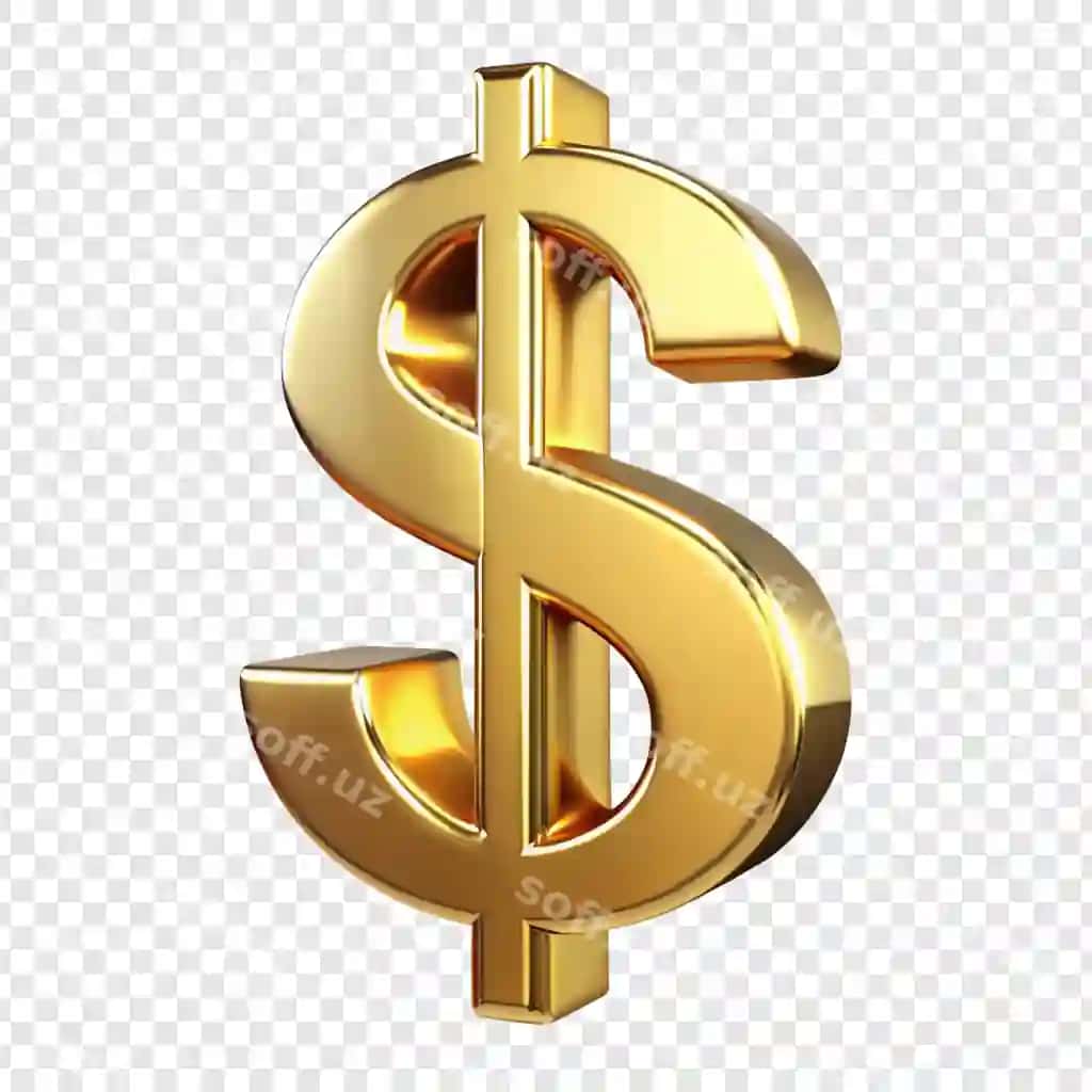 Oltin dollar ramzi | Golden dollar symbol