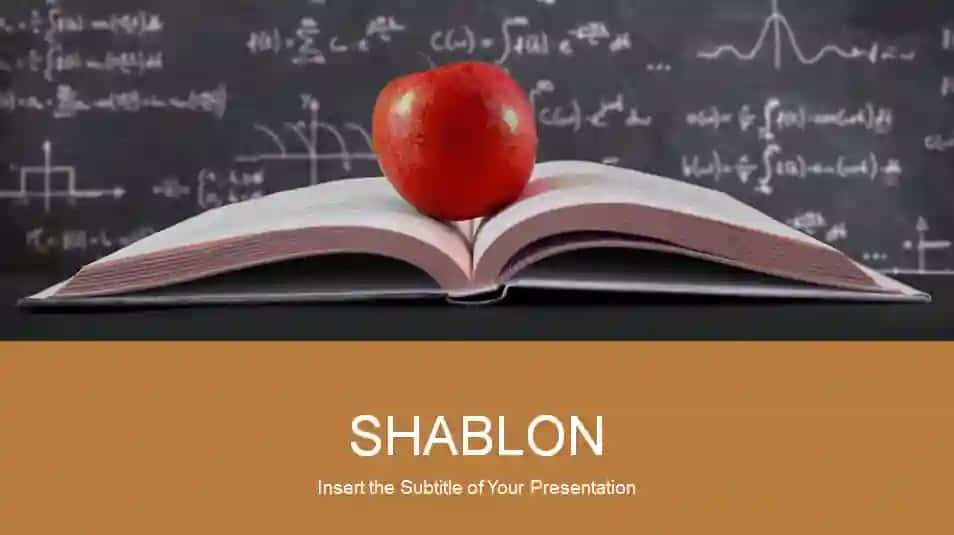 Ta'lim uchun taqdimot shabloni