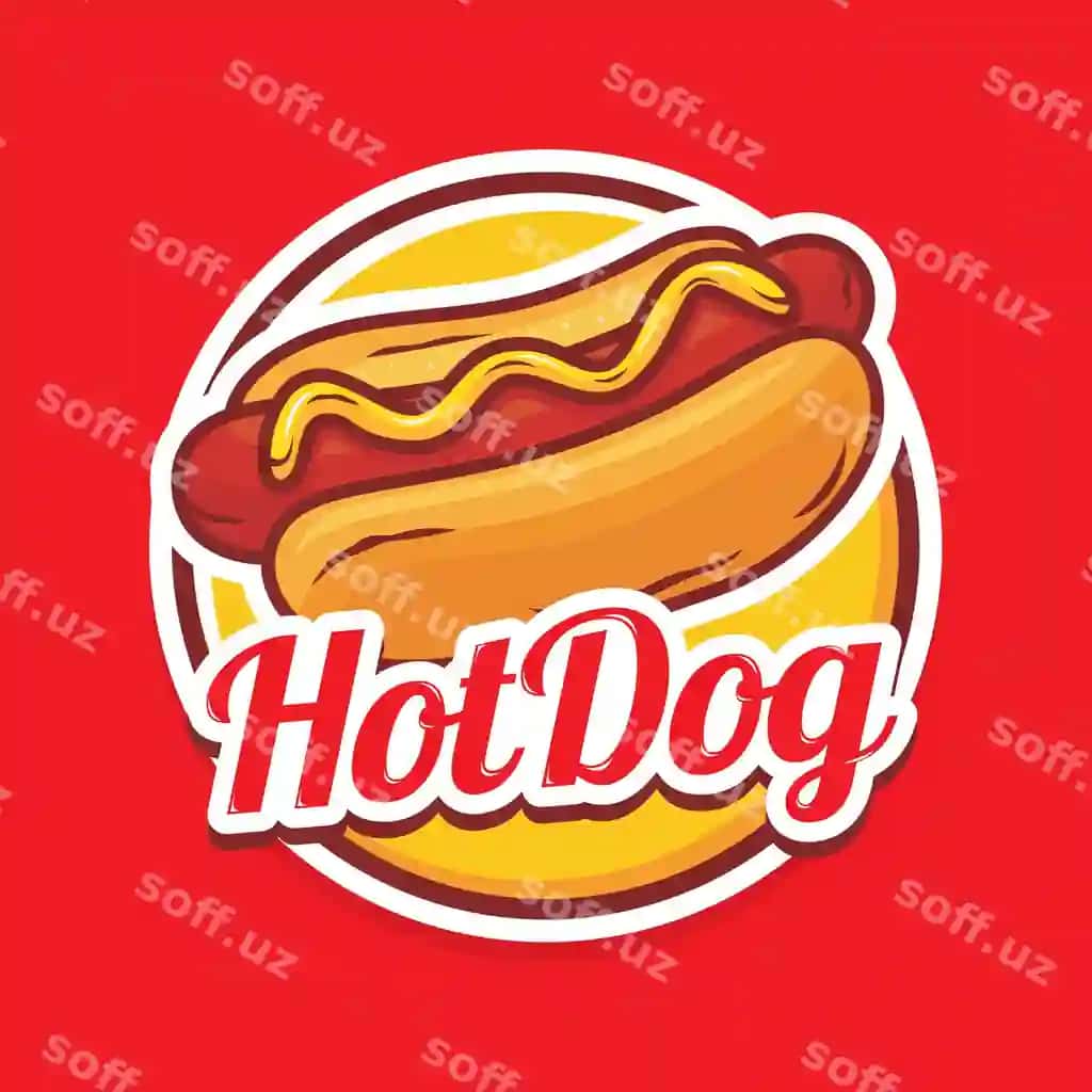 Hot dog logotipi dizayni | Hot dog logo design
