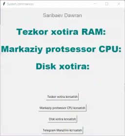 kompyuter xususiyatlari