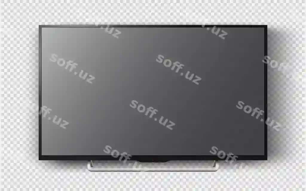 Akilchi TV namunasi bo'sh televizor ekrani | Smart tv mockup blank television screen