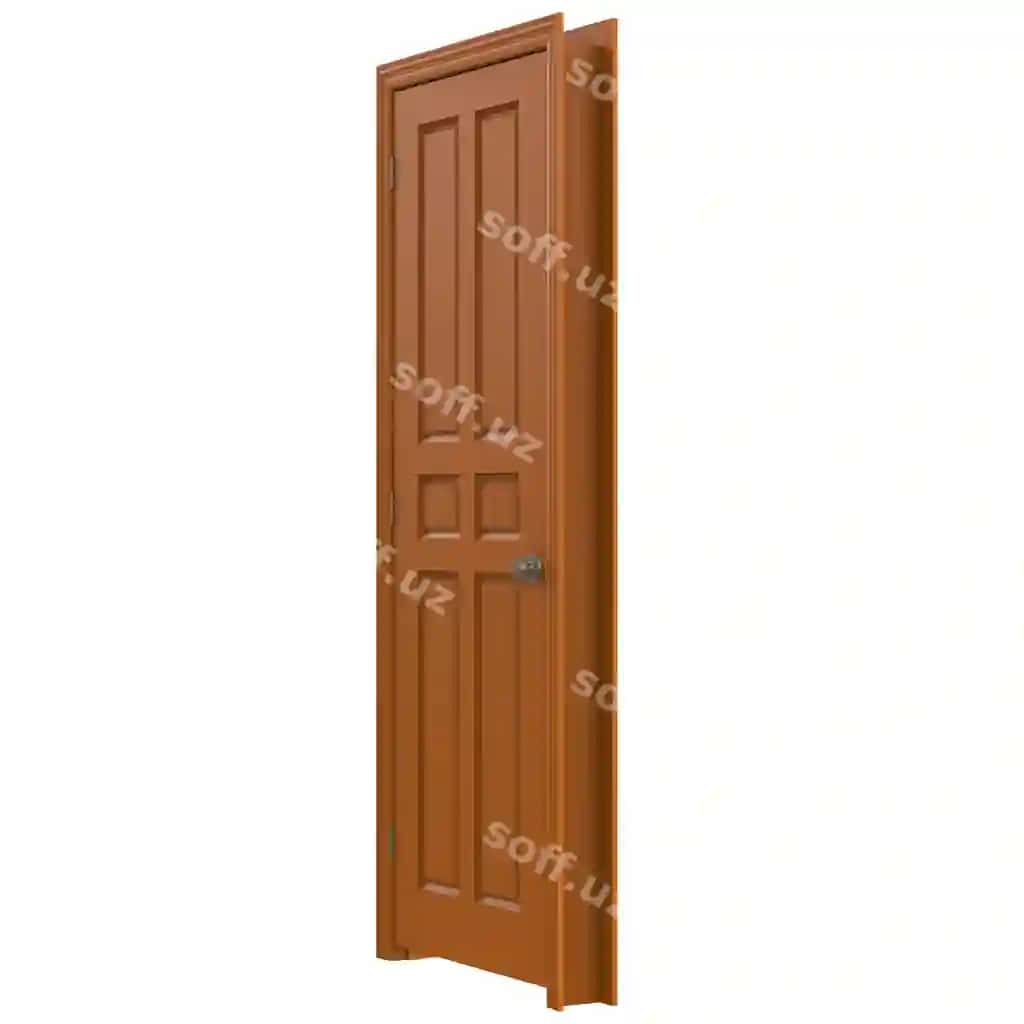 Ochiq ajralgan eshik yopiq 3d illustratsiya rendering | Open isolated door closed 3d illustration rendering