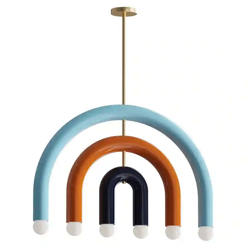Rotating Rainbow Pendant Lamp F1 3