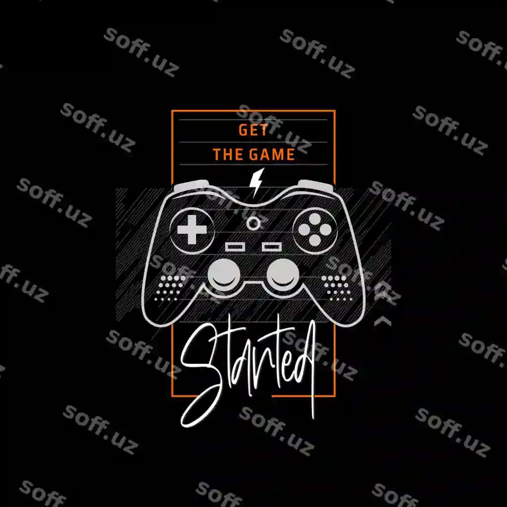 O'yinni boshlang, o'yinchi konseptsiyasi o'g'ilalari grafik vektor dizayni | Get game started gamer concept boys graphic vector design