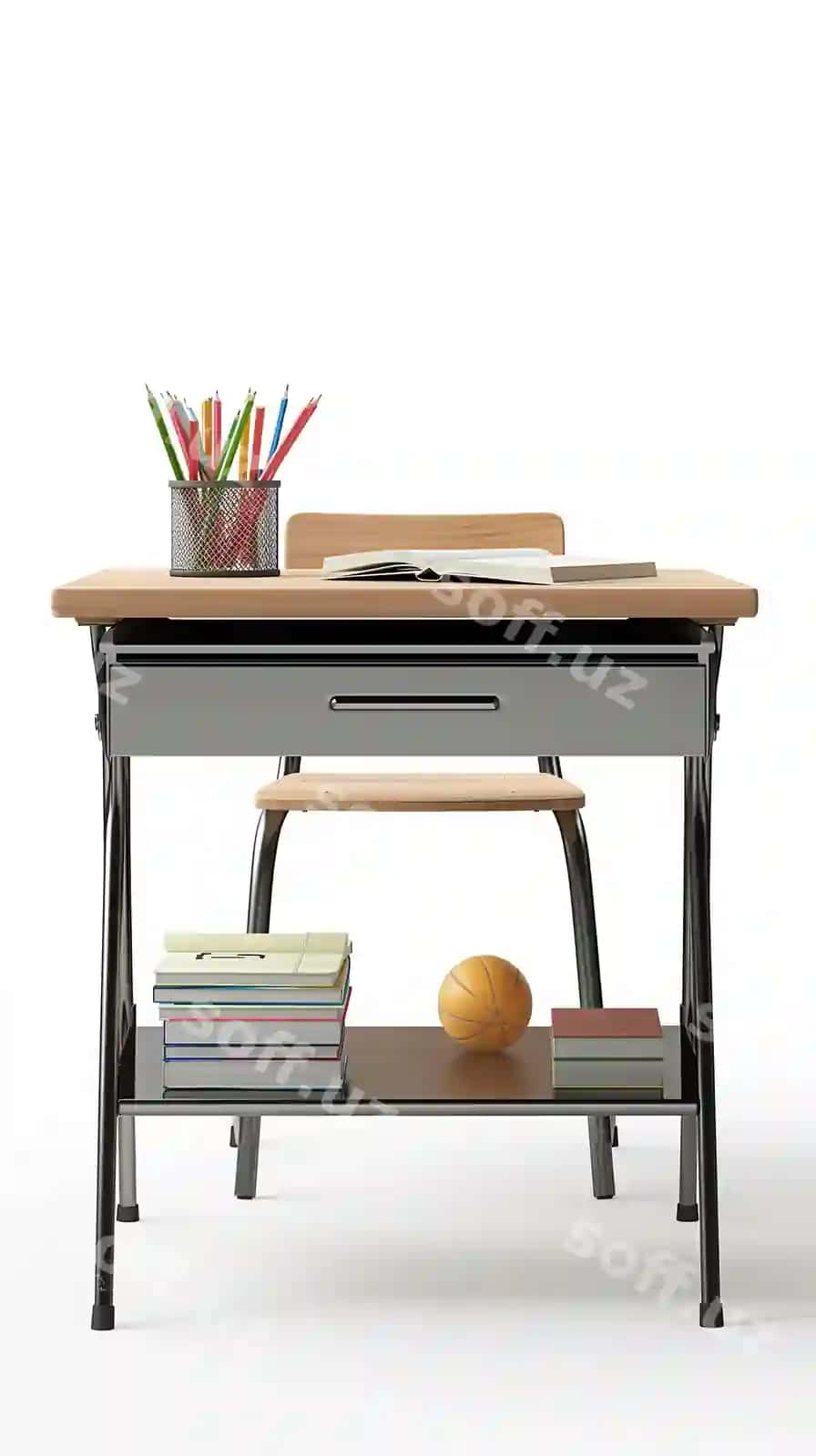 Stol qalamalar qalamalar qalamalar u | Desk with pencils pencils pencils it