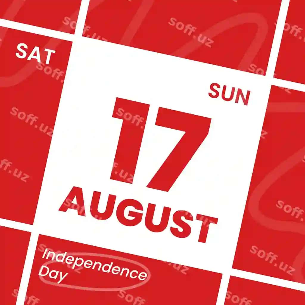 Saqving sana Indoneziya mustaqillik kuni | Save date indonesia independence day 2