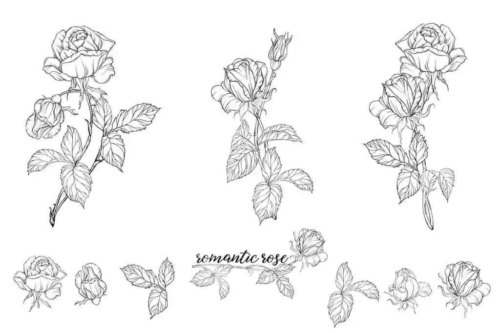 Gulbahor gullari bilan gul tuzilmalarini joylash | Set flower compositions with rose flowers 2