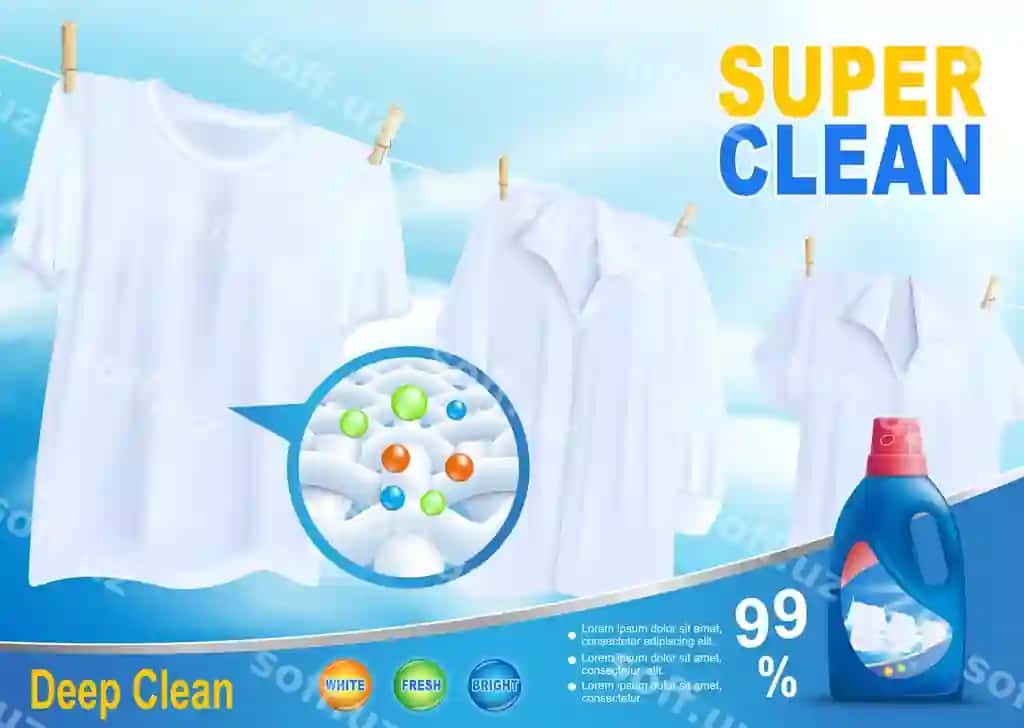 Yangi yuvish vositi super toza yuvish promo | New detergent super clean washing promo