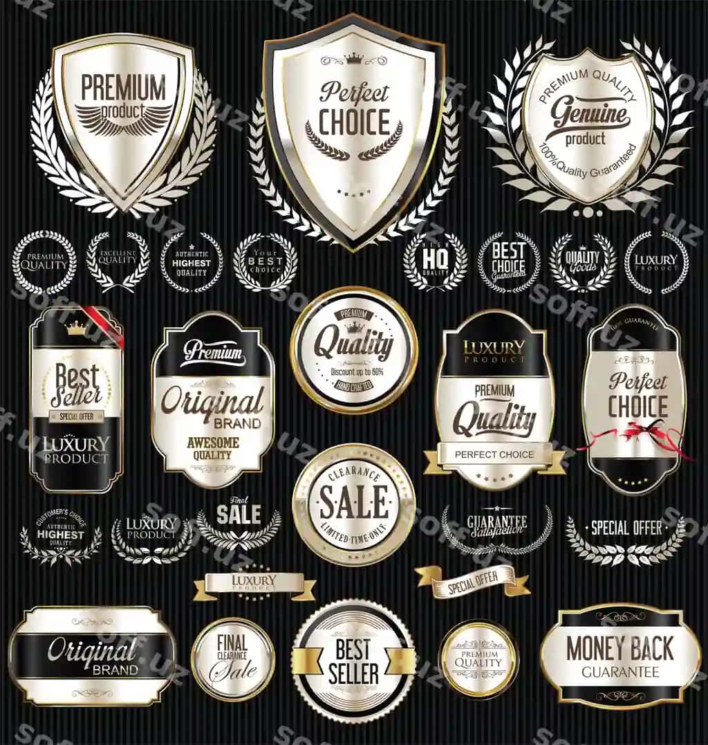 Premium hasharot kumush retro badjlar | Premium luxury silver retro badges 2