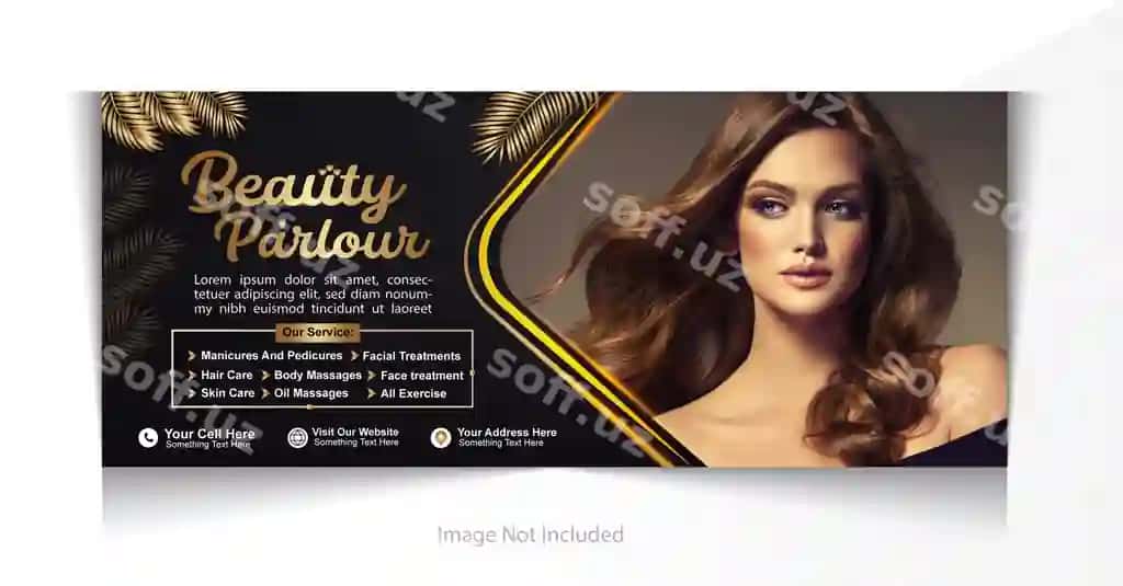 Chiroy saloni Facebook cover | Beauty parlour facebook cover 2