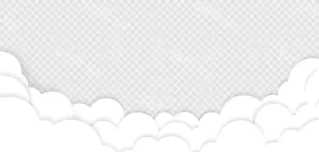 Oq bulutlar foni chetlar bulutlari shadowli oddiy kartoona | White clouds background border clouds with shadow simple cartoon