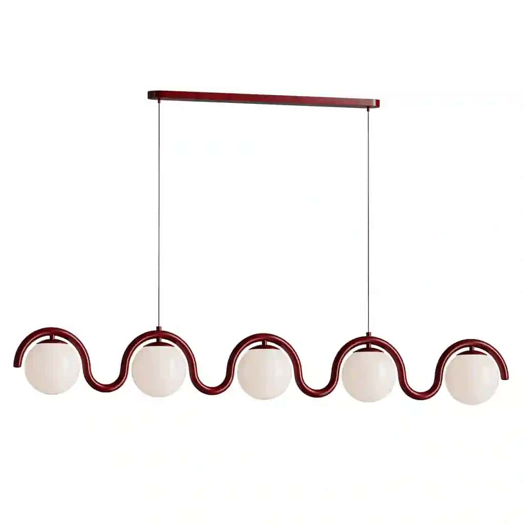 Lenox Linear Ball Pendant Lamp 5 heads
