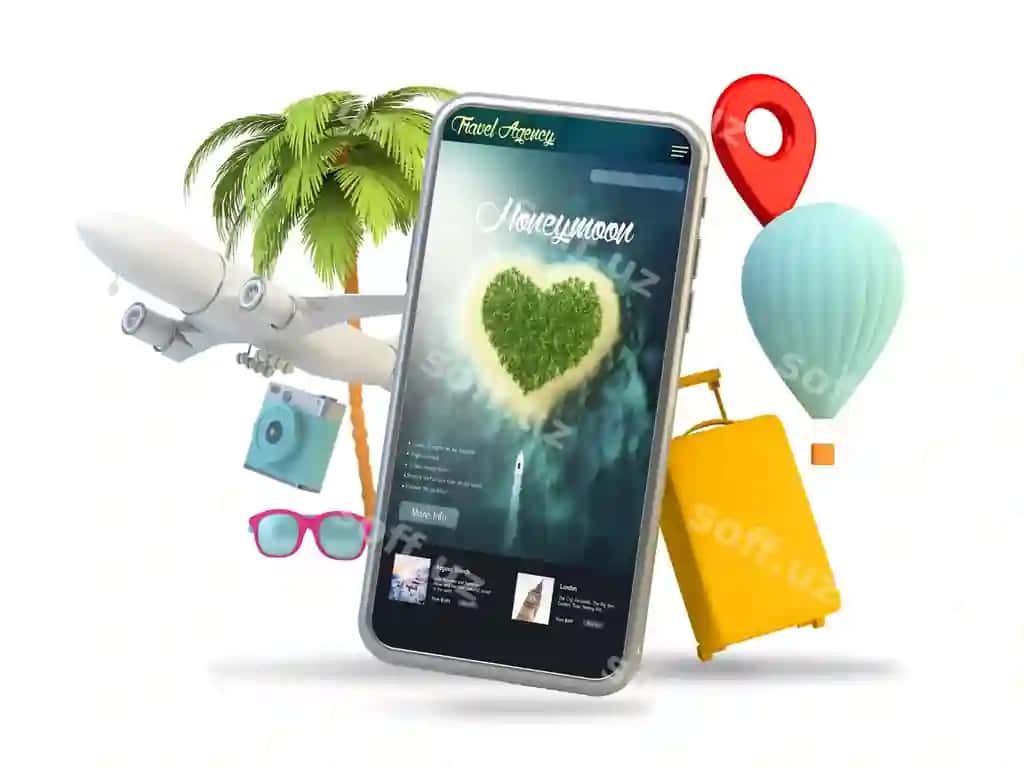 Sayohat elementlari telefon turmush quruvchi | Travel elements phone honeymoon