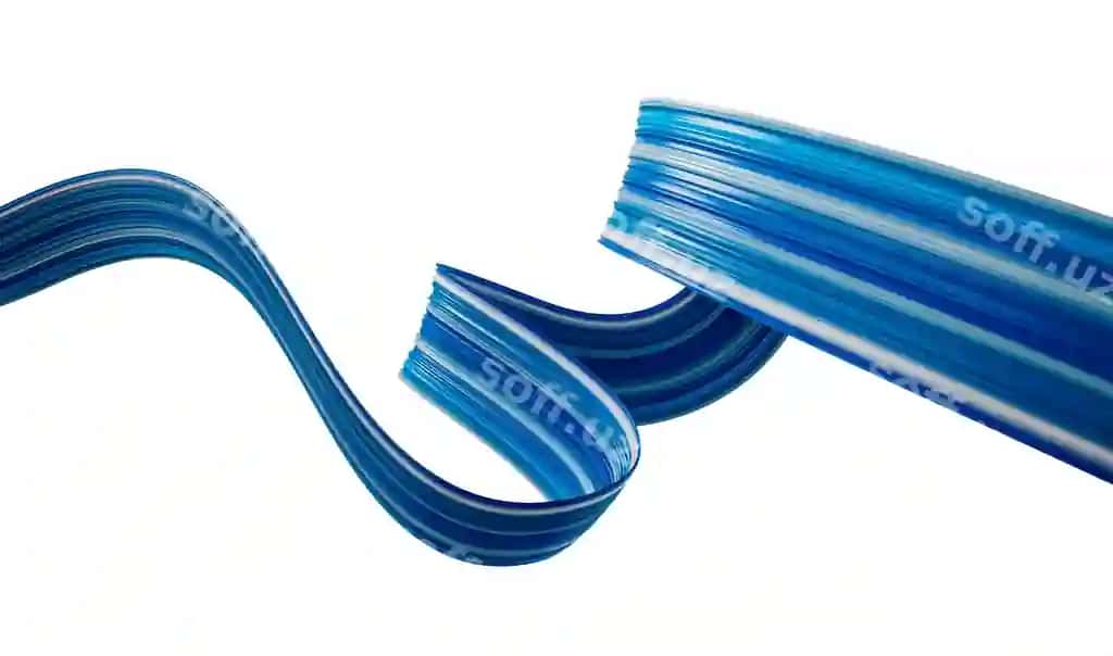 Abstrakt ko'k rayiq zamonaviy moda uslubi 3d illustratsiya | Abstract blue ribbon modern trendy style 3d illustration