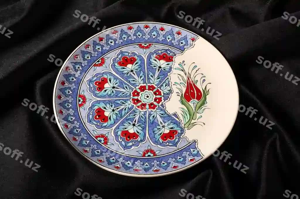 Haqiqiy qo'llanma sovg'a porselen tava | Handmade authentic gift porcelain plate 2
