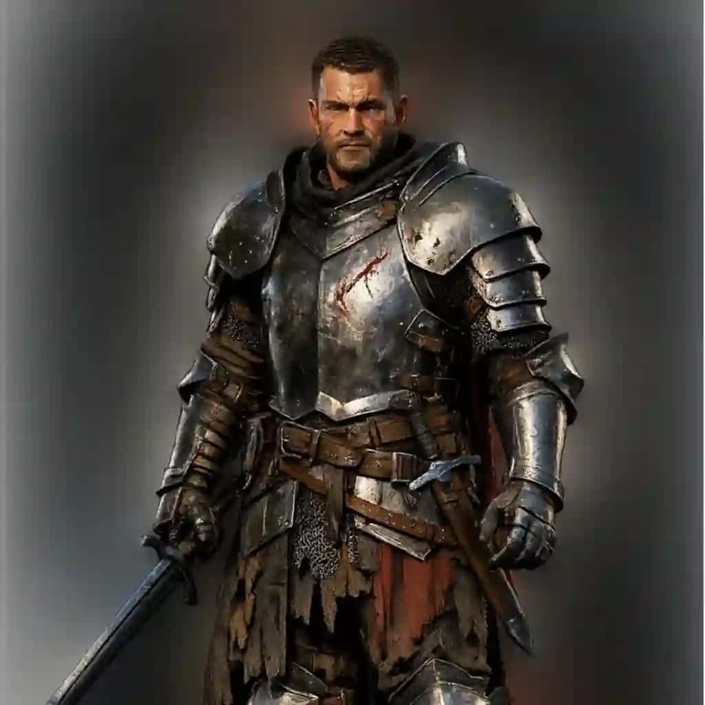 Realistik 3D jangchi--A realistic 3D character warrior
