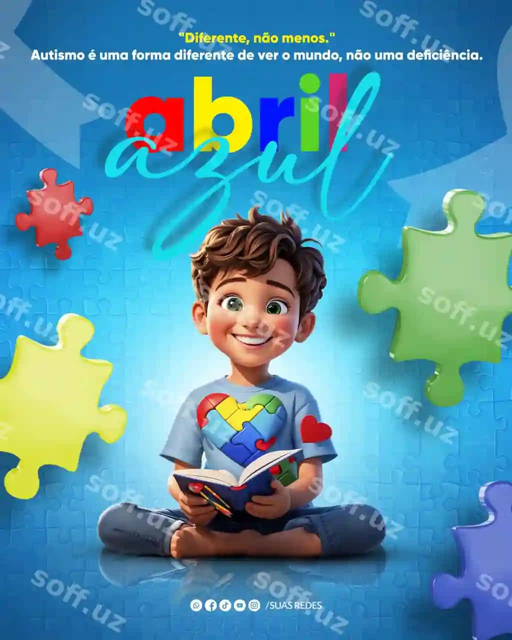 Ko'k aprel avtizm oyi | Blue april autistic month 2