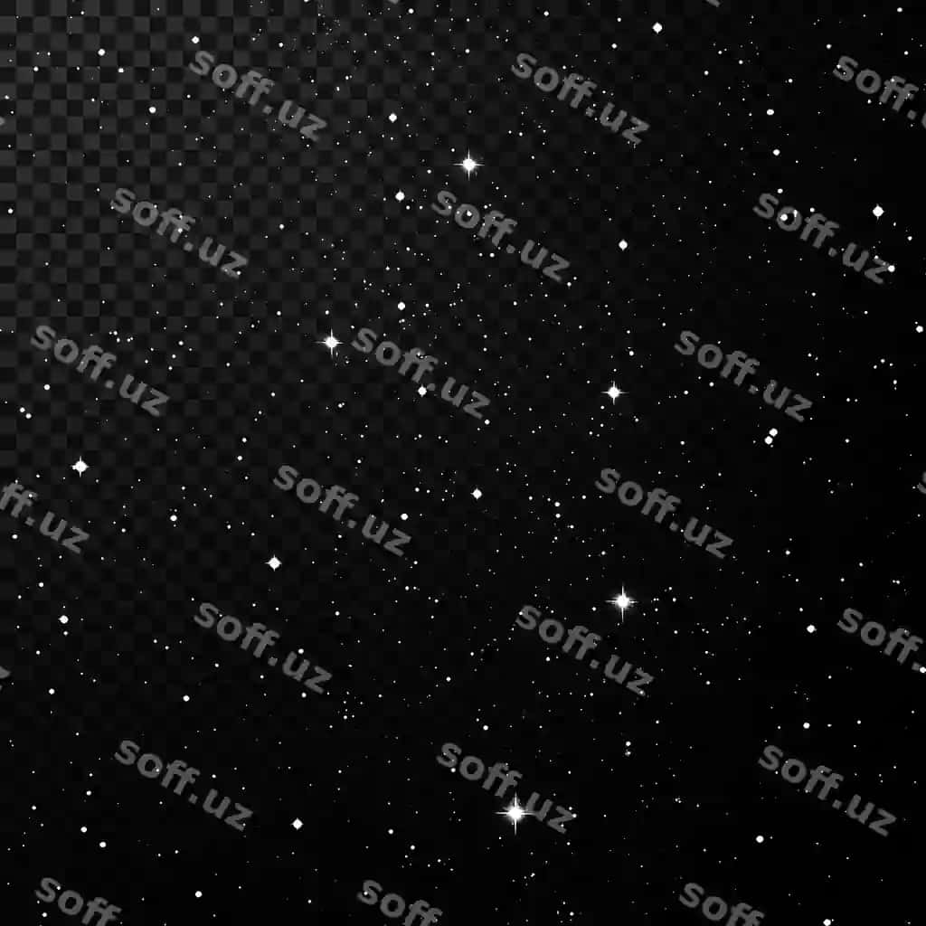 Qora fonda yulduzlar bilan | Black background with stars it