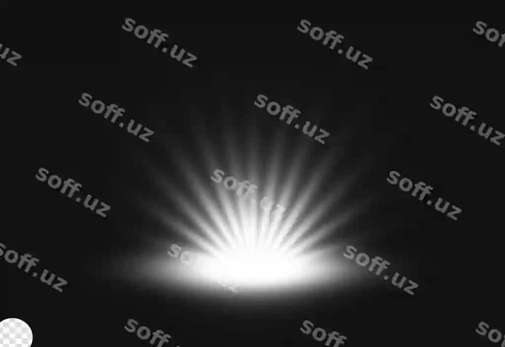Parqli shamoli sherigʻa yorqinlik effekti | Shiny sparkling sunrise light effect 2