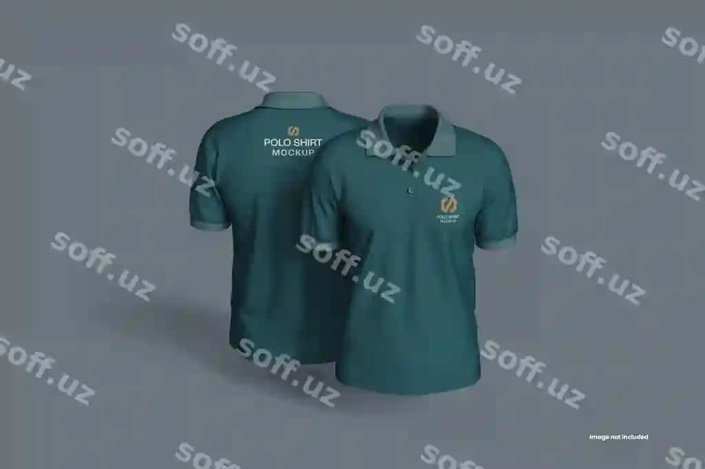 Polo futbolka namunasi | Polo shirt mockup