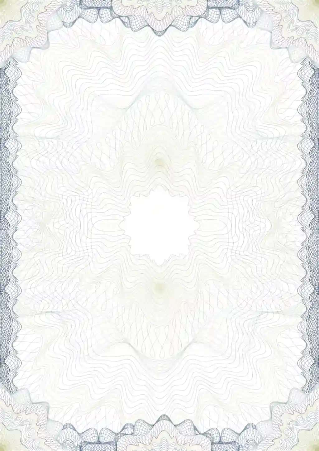 Klassik guilloche chegara diplom sertifikati | Classic guilloche border diploma certificate