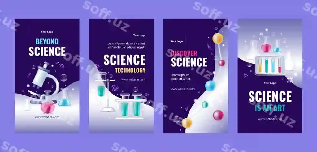 Realistik fan instagram hikoyalari | Realistic science instagram stories