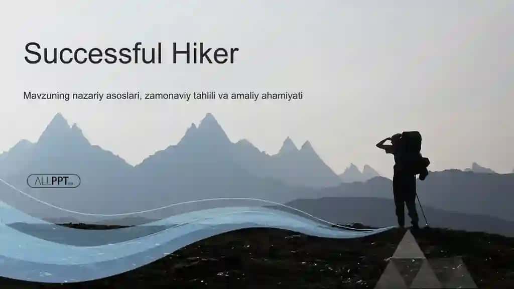 Successful Hiker Taqdimoti (61 Slayd)