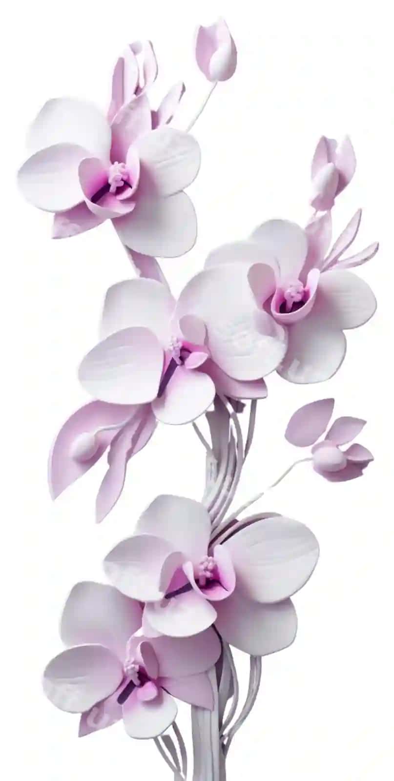Png orkhidiyasi bas relïef kichik naqsh gül binafşi röʻyxat | Png orchid bas relief small pattern flower purple plant 2