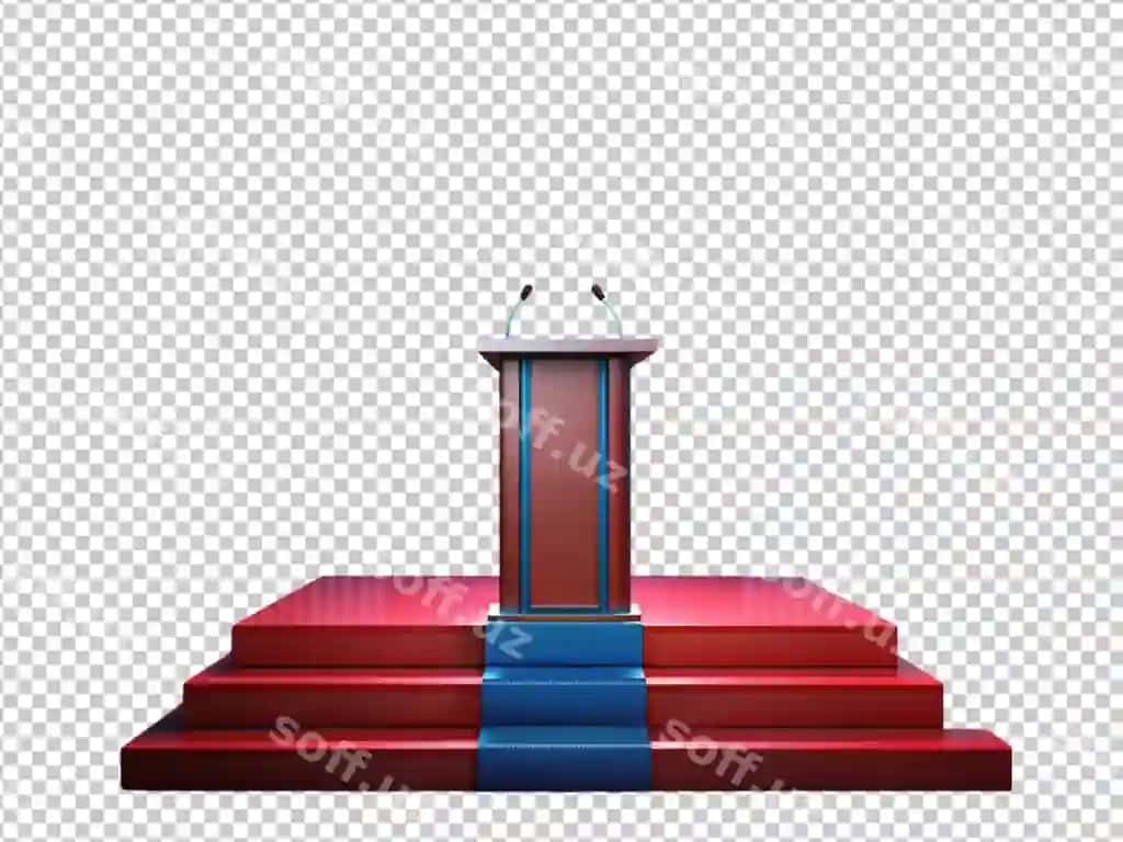 Platforma stsenasi yorqinlik bilan | Podium stage with lighting