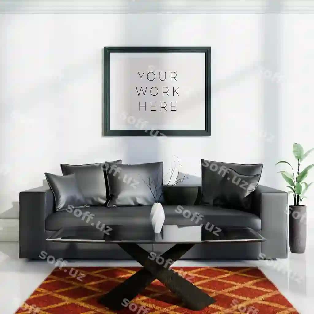 Freym mockup sahna | Frame mockup scene