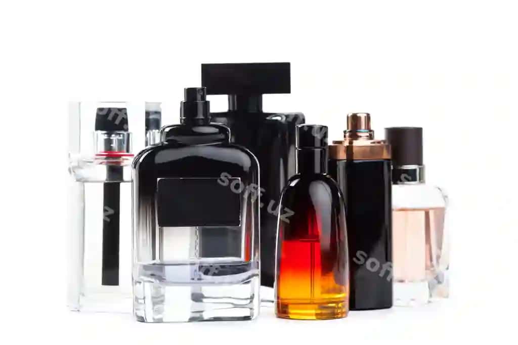 Shisha parfyum oq fonda ajraltirilgan | Bottle perfume isolated white background