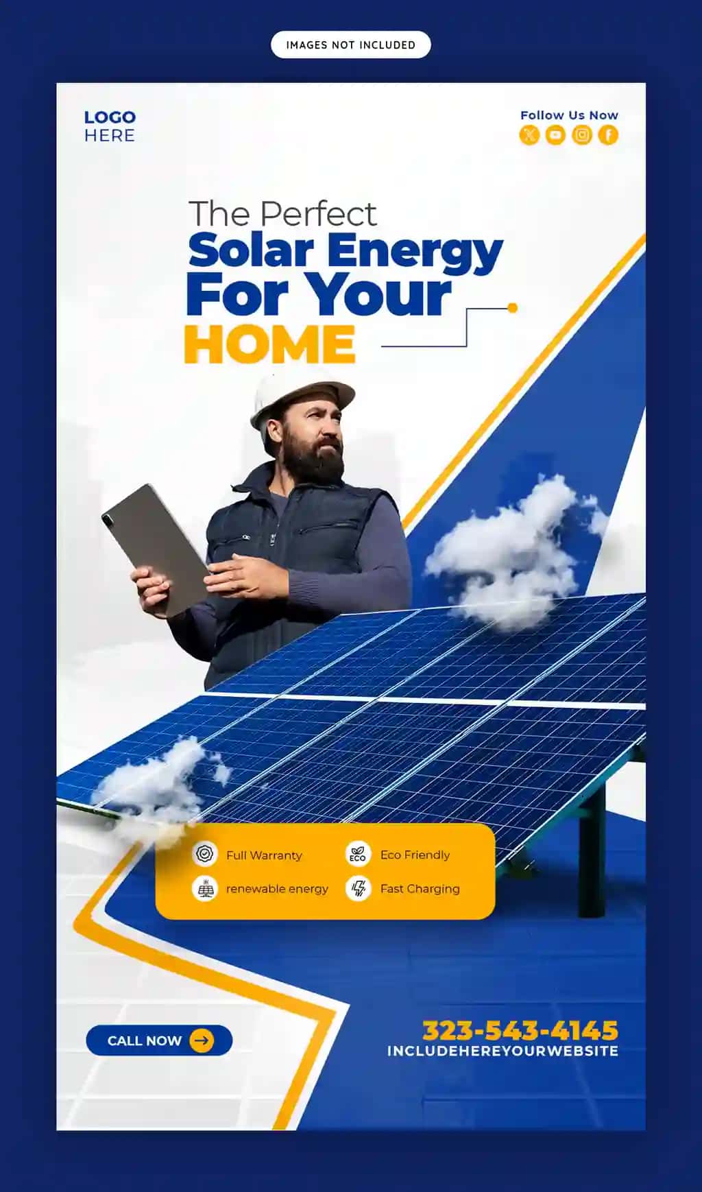Quyosh Energetikasi Story Shabloni