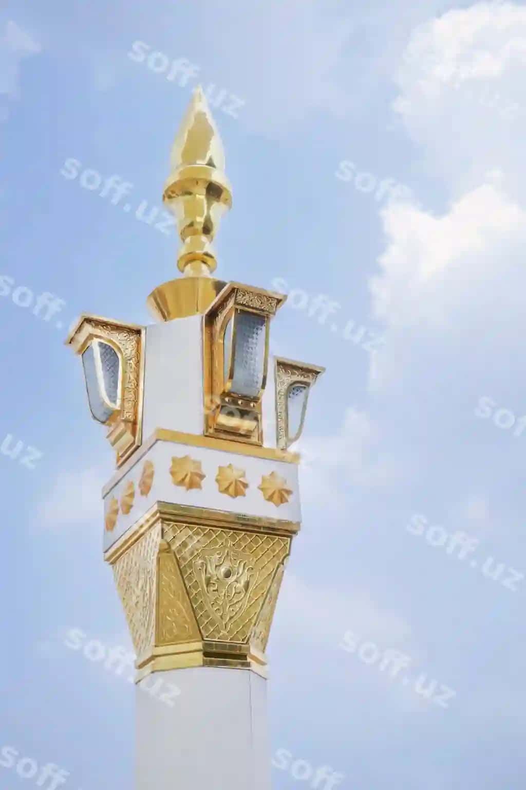 Nusxa lampochka detali qo'l yozuvida | Replica lamp detail with calligraphy 2