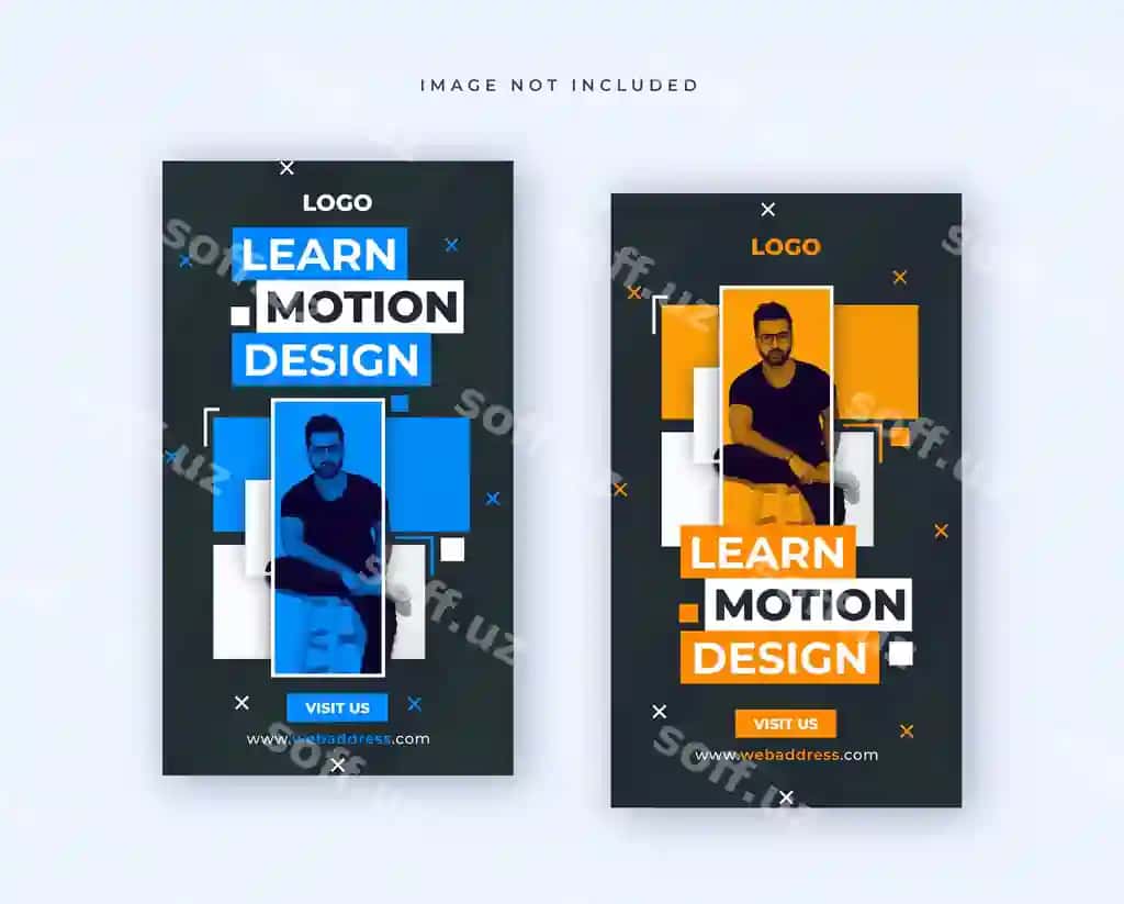 Baner shablon moda sotuv ijtimoiy media post | Banner template fashion sale social media post