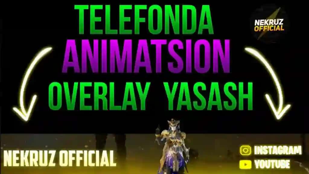 Overlay Material youtube kanal uchun