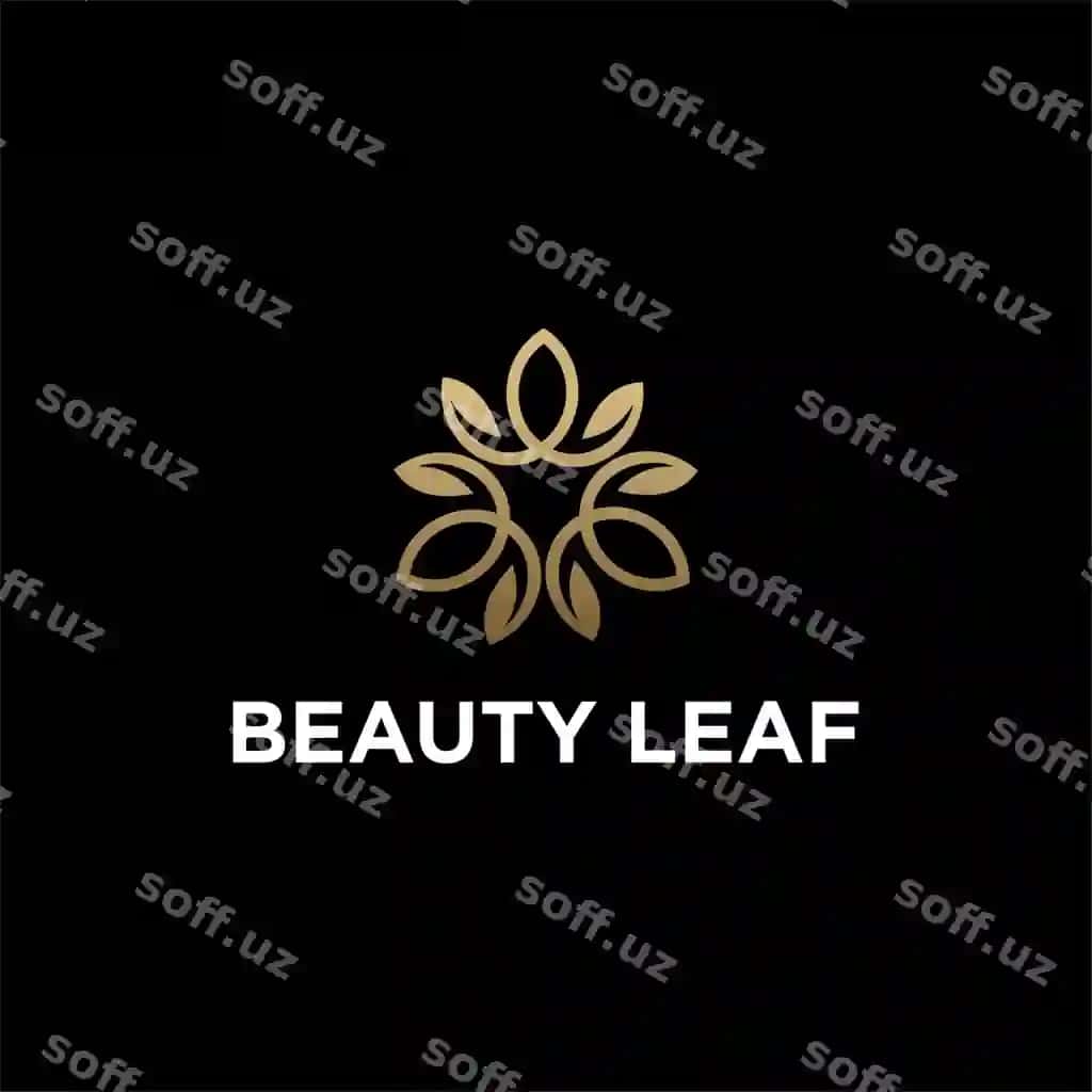 Go'zal barg logotipi | Beauty leaf logo 2