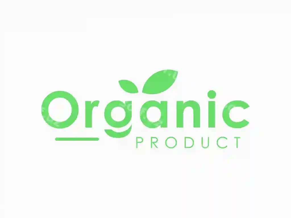 Organik logotip shabloni oddiy yaproqlar bilan | Organic logo template with simple leaves 2