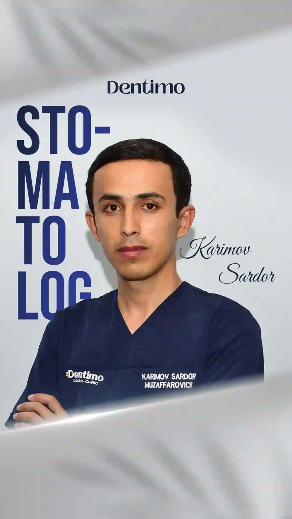 Dental klinika uchun qilingan smd post muqovalari